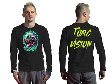 Прикольные футболки: TOXIC VISION